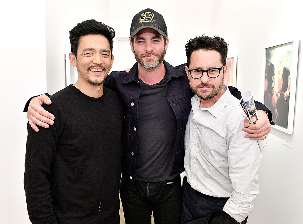 John Cho, Chris Pine, J.J. Abrams, Anton Yelchin Exhibit John Cho, Chris Pine, J.J. Abrams, Anton Yelchin Exhibit